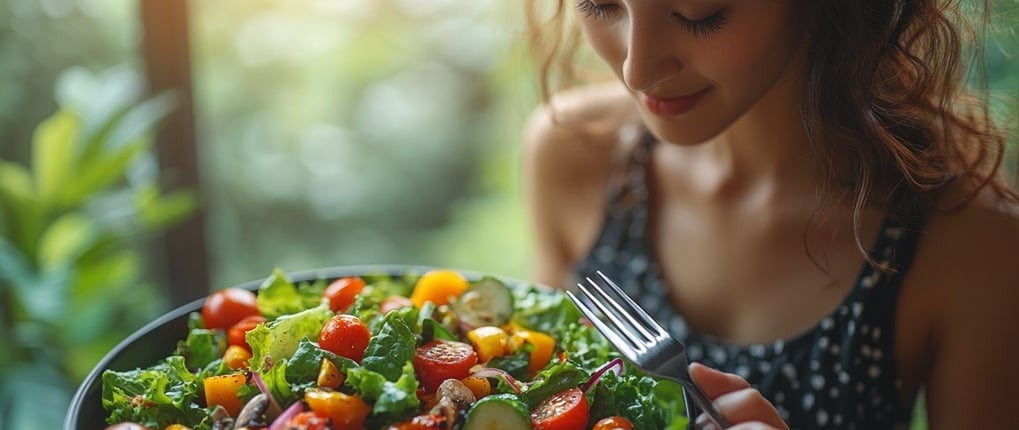 تناول الطعام الصحي يساعد على صحتك