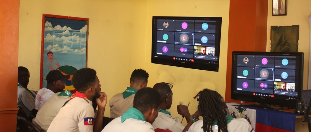 Photo de l'Assemblée générale assistance des commissaires du Département Ouest Intérieur