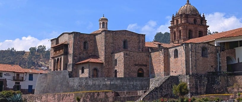 Cusco city tour Qorikancha.