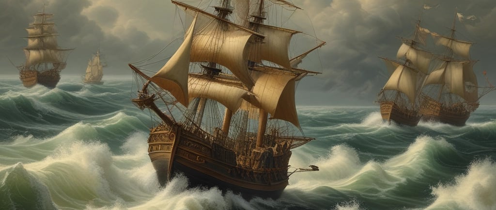 A dark, medieval monastery interior with flickering candlelight.