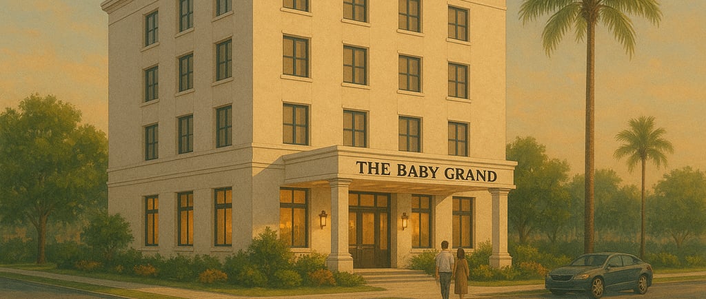 the baby grand hotel grand opening in Coronado