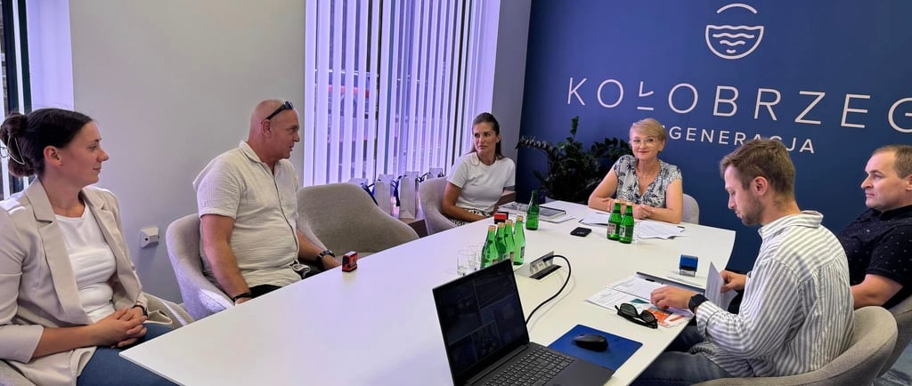 Zdjęcie ze spotkania z Kołobrzeską Kartą Mieszkańca