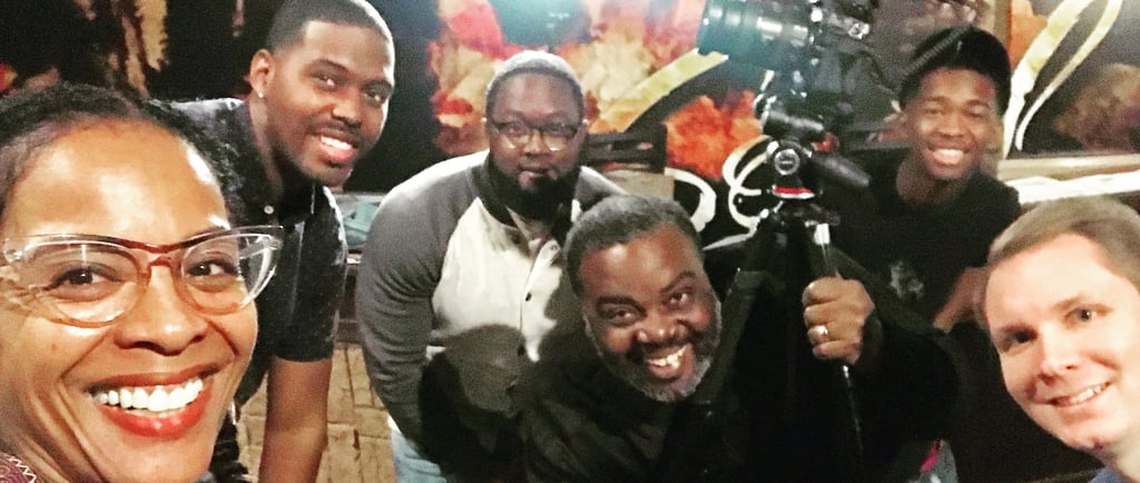 VCC Media Marketing Team during a video shoot