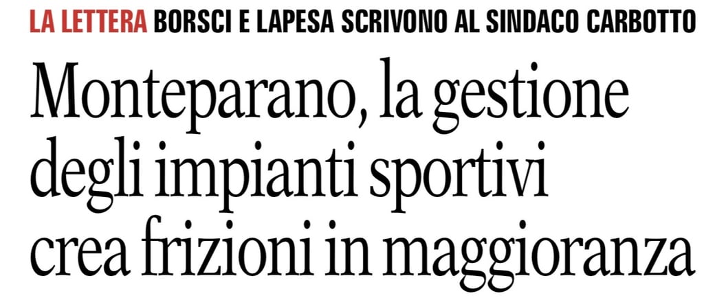 anteprima articolo gazzetta del mezzogiorno alex borsci