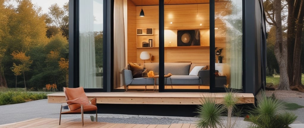 a small model of a house with a roof