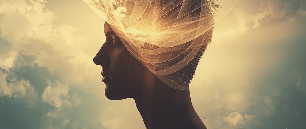 a woman with a veiled head and a veiled head