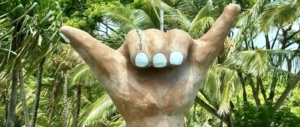 shaka hand kauai hawaii