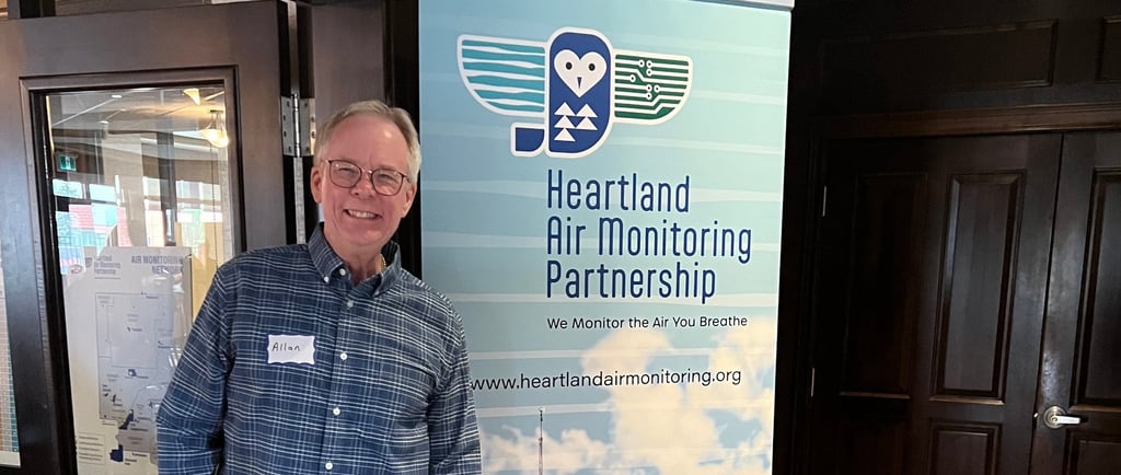 Allan Wesley at Heartland Air Monitoring Annual General Meeting