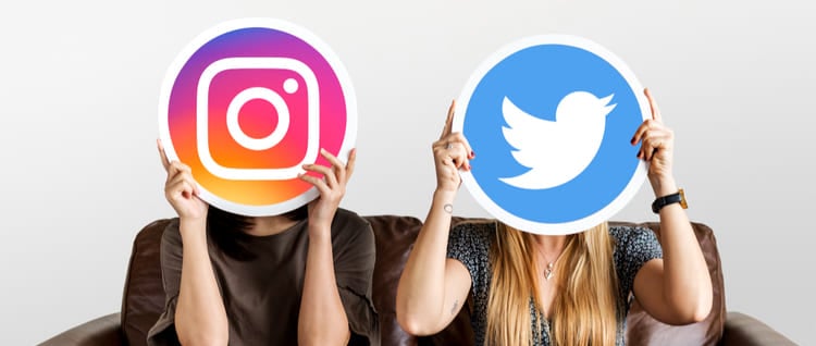 promote twitch stream on instagram and twitter