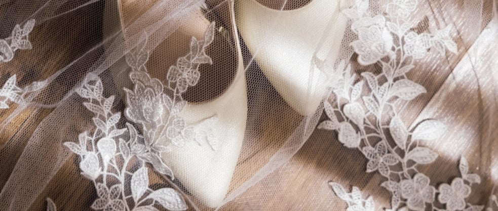 bride shoes on a wedding organized by Francesco Margaretini