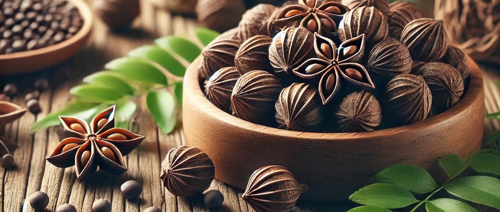 Graine et feuilles de tara naturelles – ingrédient pour hydrater et protéger la peau 