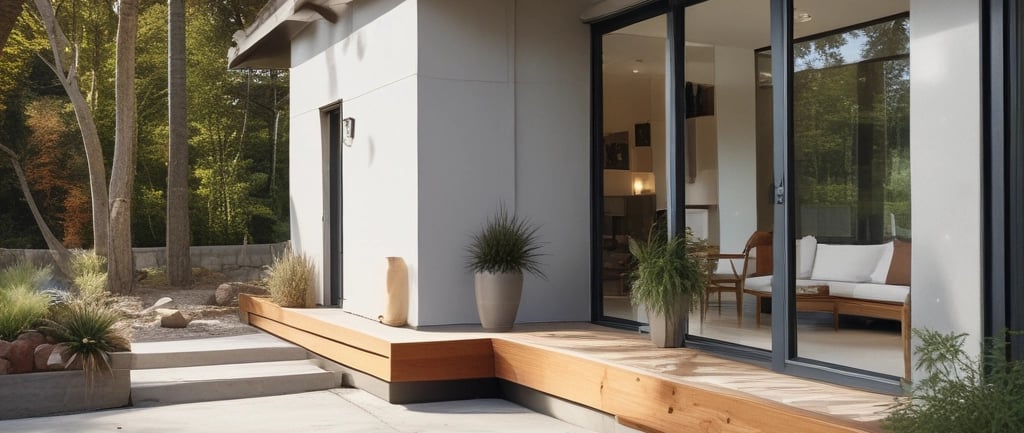 a small model of a house with a roof