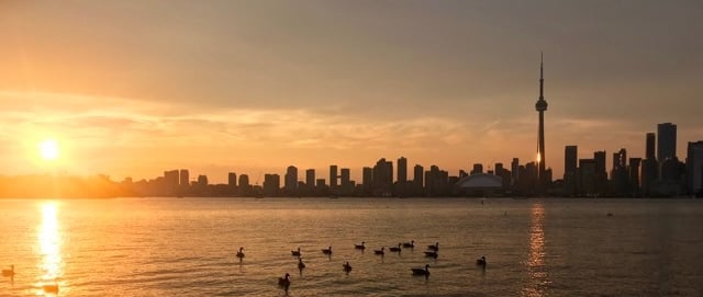 Toronto Island Skyline Kanada Annerschtwo