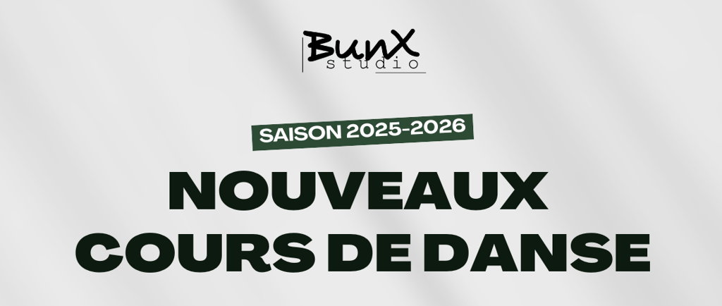 Photo Nouveaux cours de danse - Saison 2025-2026 au Bunx Studio