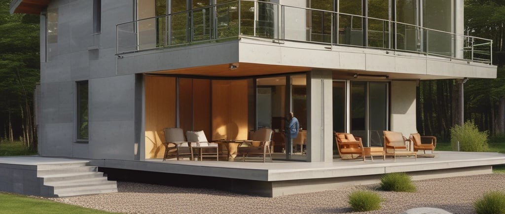 photo of white staircase