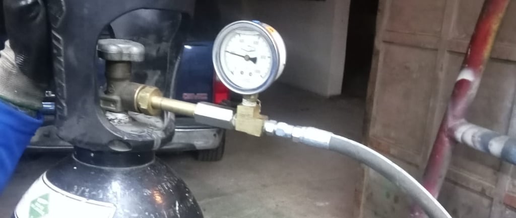 cargas de nitrogeno martillos hidraulicos