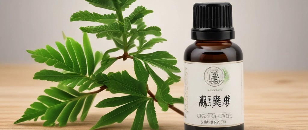 several vials in white wooden organizer shelf