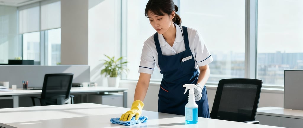 Nettoyage de bureau professionel