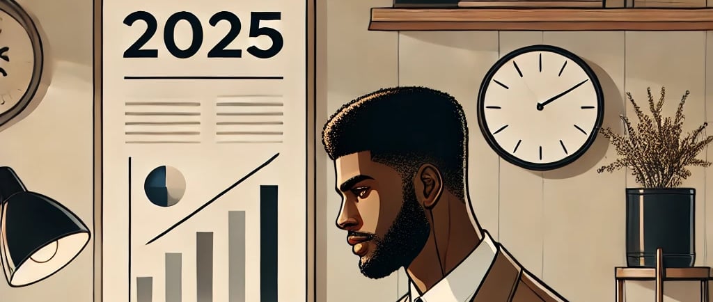 a man in a suit and tie is sitting at a desk