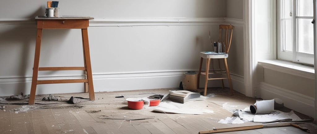 Cozy living room with soft natural light and simple decor