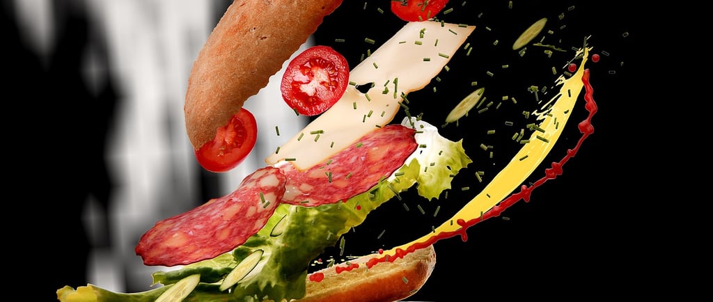 das fliegende Sandwich welches ich heute nicht essen möchte