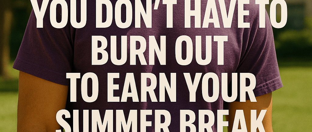 a man with a purple shirt and a quote about how to burn out