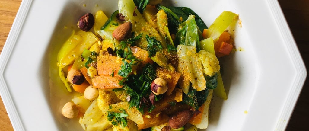 recette de légumes vapeur épicés