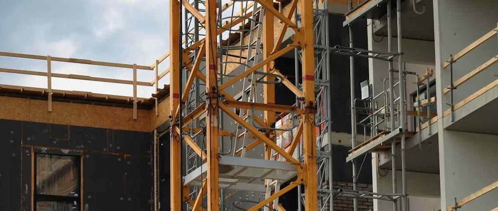 Concrete Construction of an Apartment Complex by our commercial concrete crew