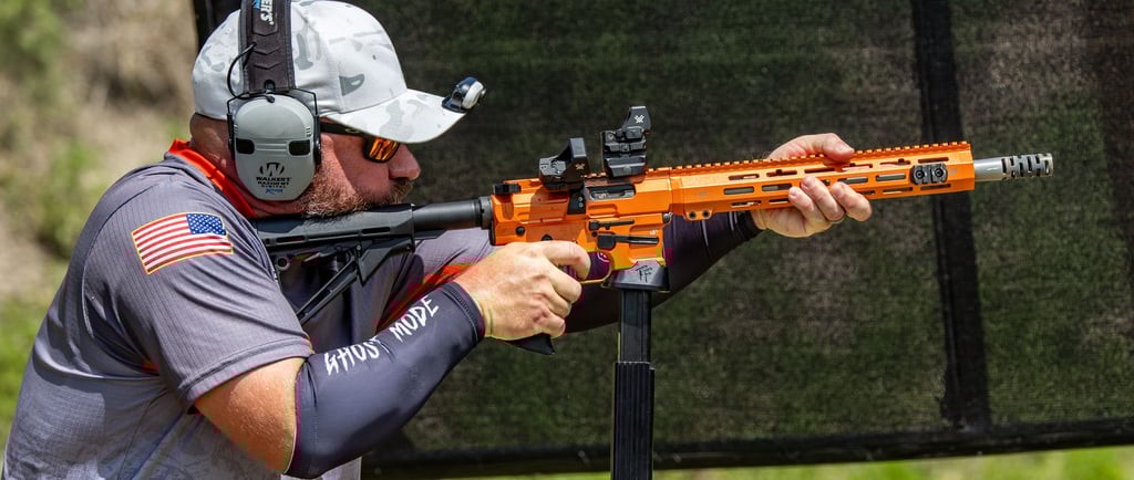 JD Malone Shooting a USPSA match