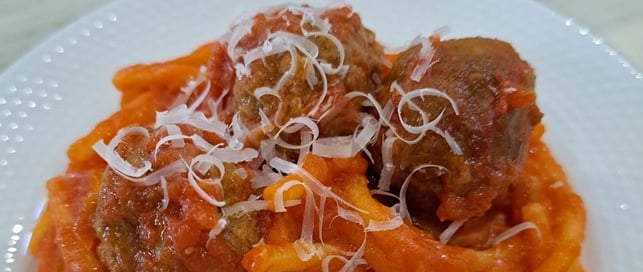 spaghetti and meatballs