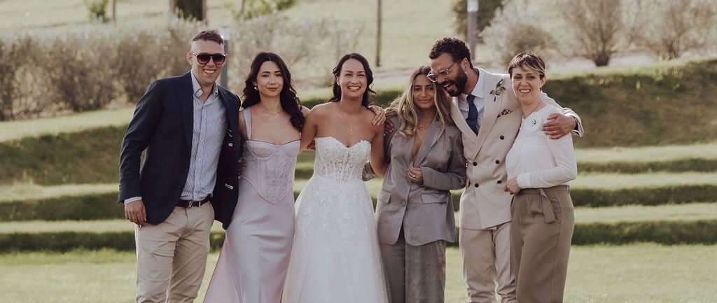 Francesco Margaretini Wedding planner in a wedding at a villa in Italy
