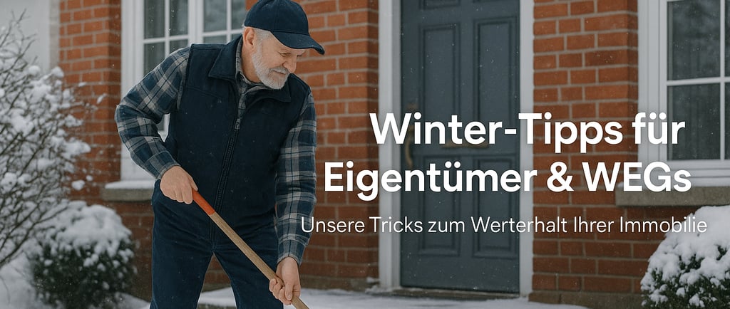 a man with a shovel and a shovel in the snow