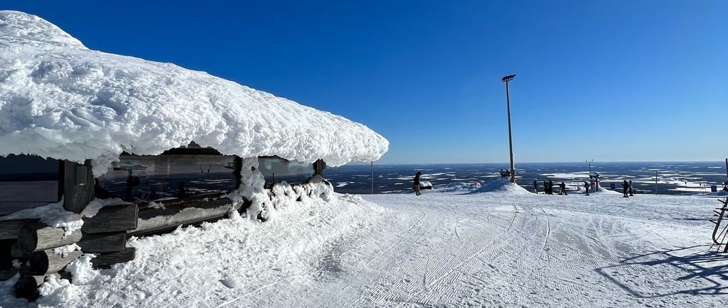 Winter landscape from Lapland