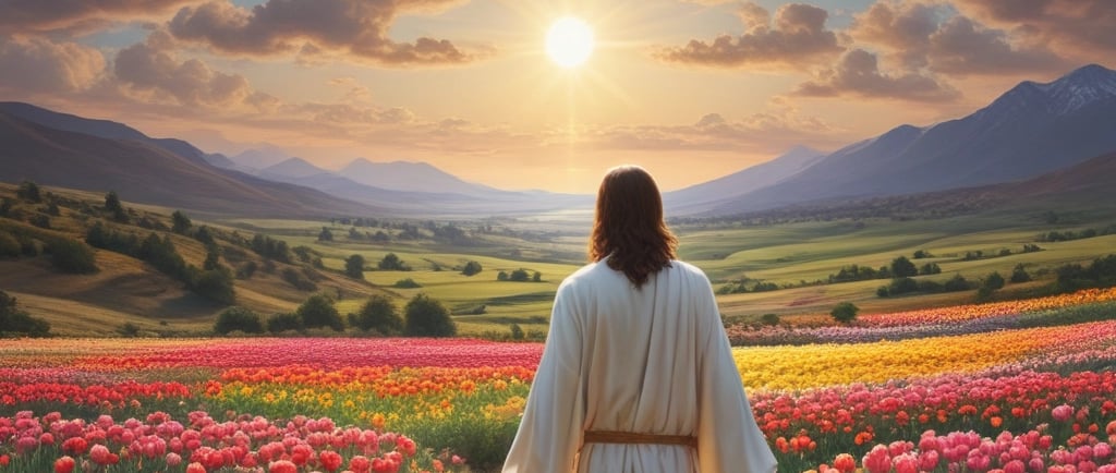 a woman holding a book and a bouquet of flowers