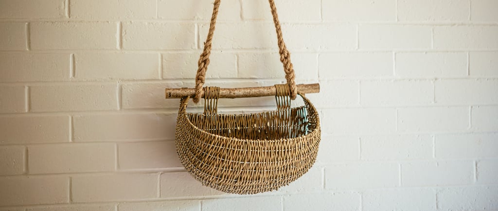 Traditional handwoven Guernsey basket, sustainable willow design