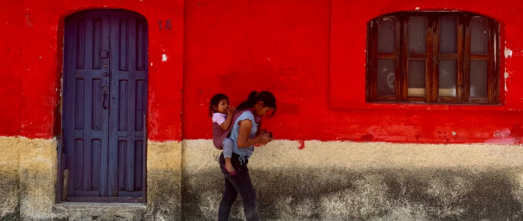Woman and child in San Cristobal