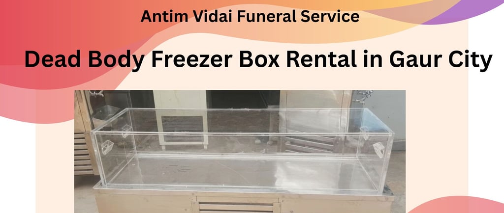 Dead Body Freezer Box in Noida Extension