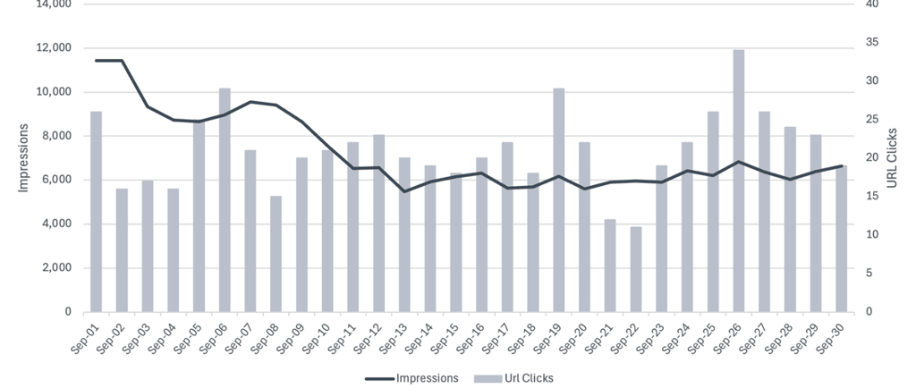 Impression drop after &num=100 parameter removed | CHPT Digital