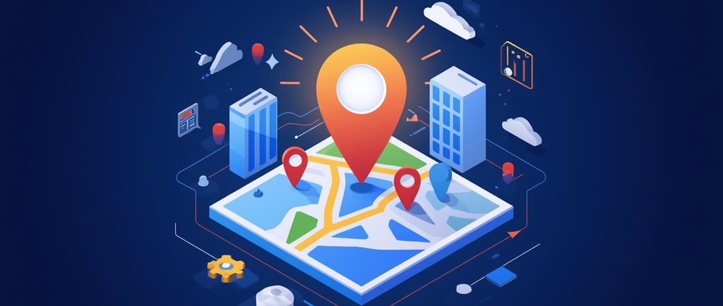 um smartphone com um mapa e um mapa