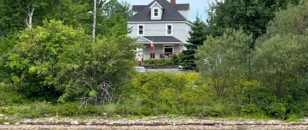 Balmor Landing, beachfront Airbnb in North Sydney, Cape Breton. Best place to stay in Cape Breton.