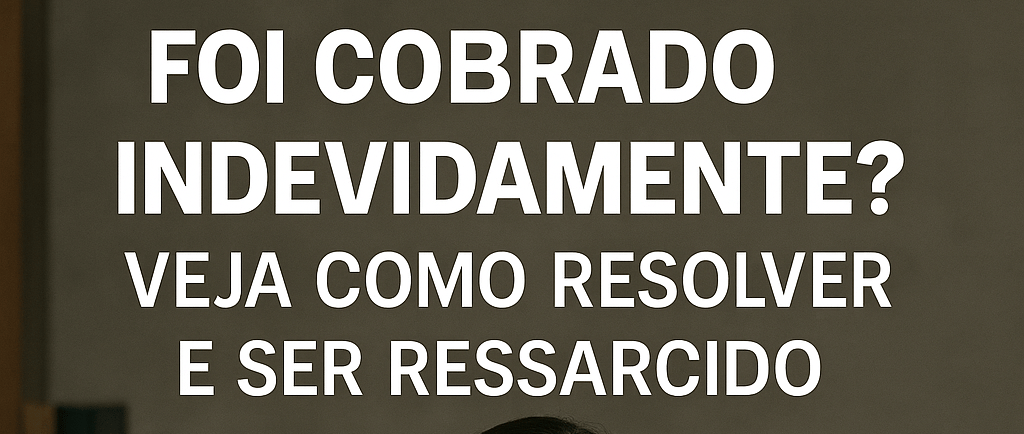 COBRANÇA INDEVIDA COMO IDENTIFICAR, RECLAMAR E GARANTIR SEUS DIREITOS
