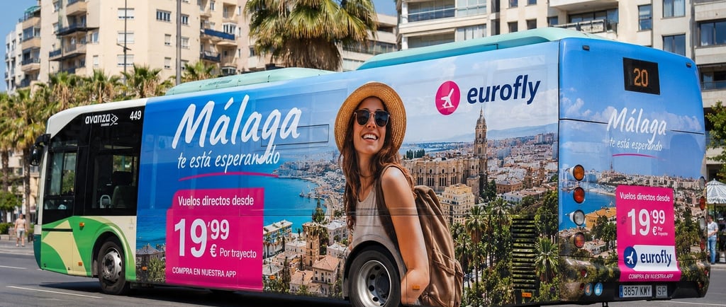 Publicidad Autobuses Málaga