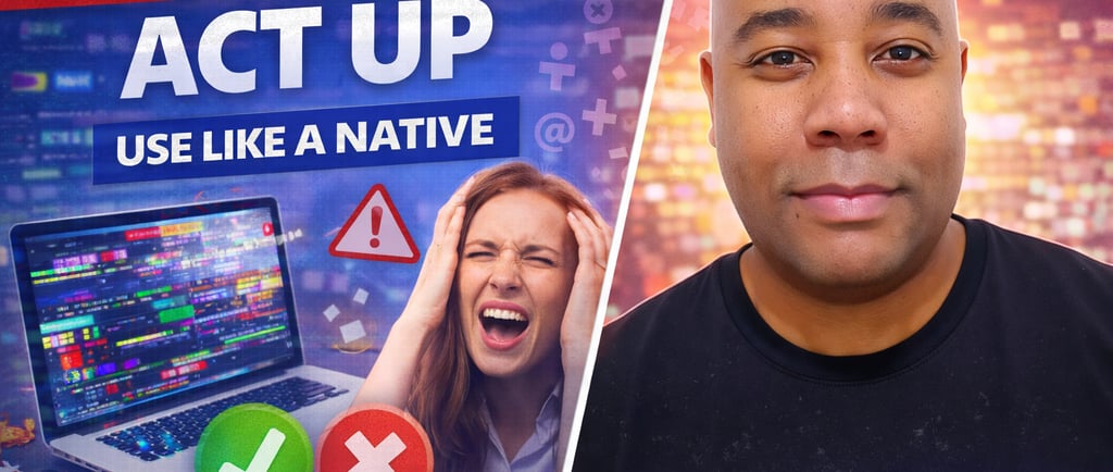 act up phrasal verb