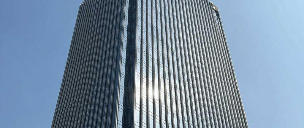 worm's-eye view photography of concrete building