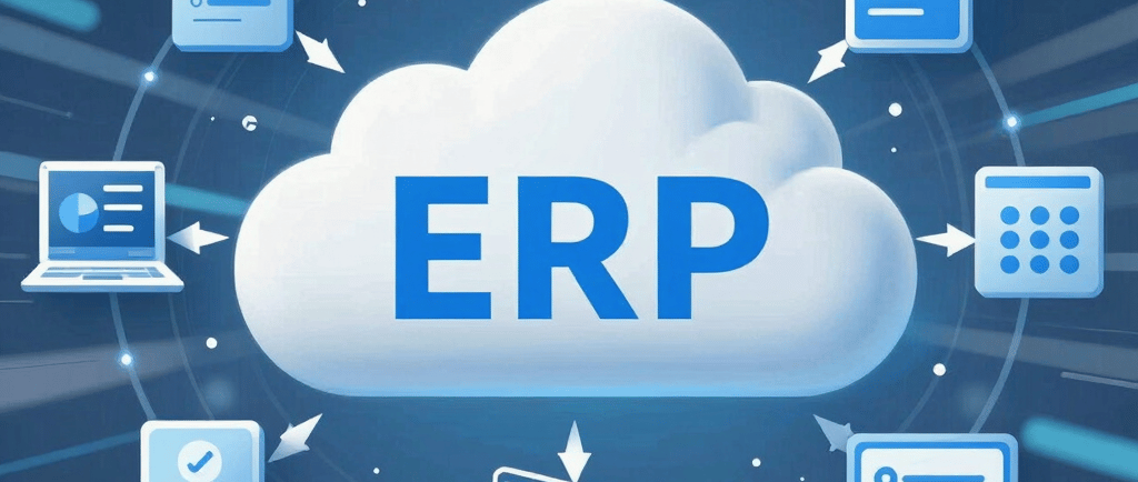3D render of cloud computing concept