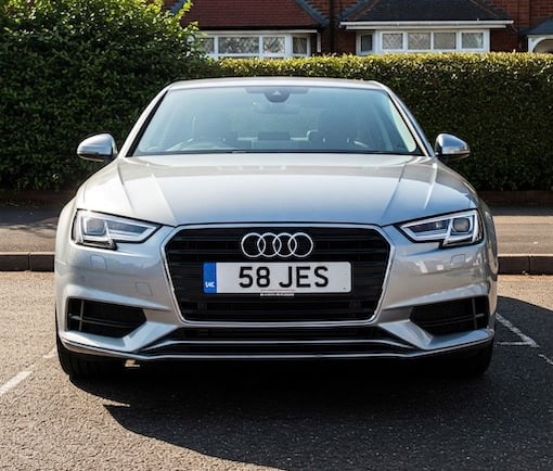 private plates on a financed car