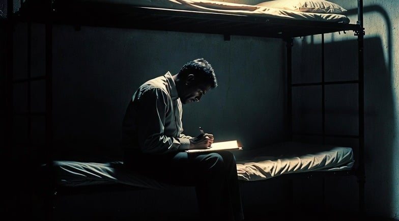 Inside look at jail for unpaid child support - writing the 13 Chains story from a cell