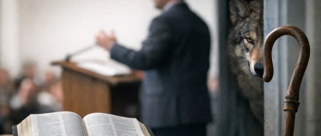 man talking about bible answers and false teachers