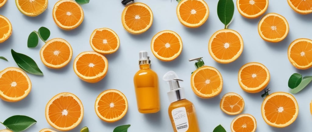 Vitamin c face mask sheet.