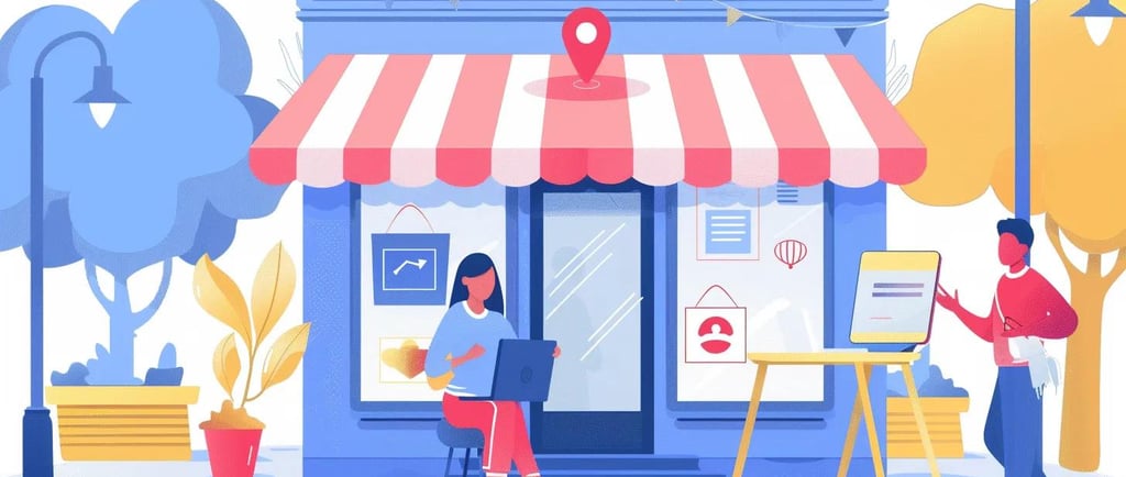 Service provider engaging with local community, highlighting local SEO importance.